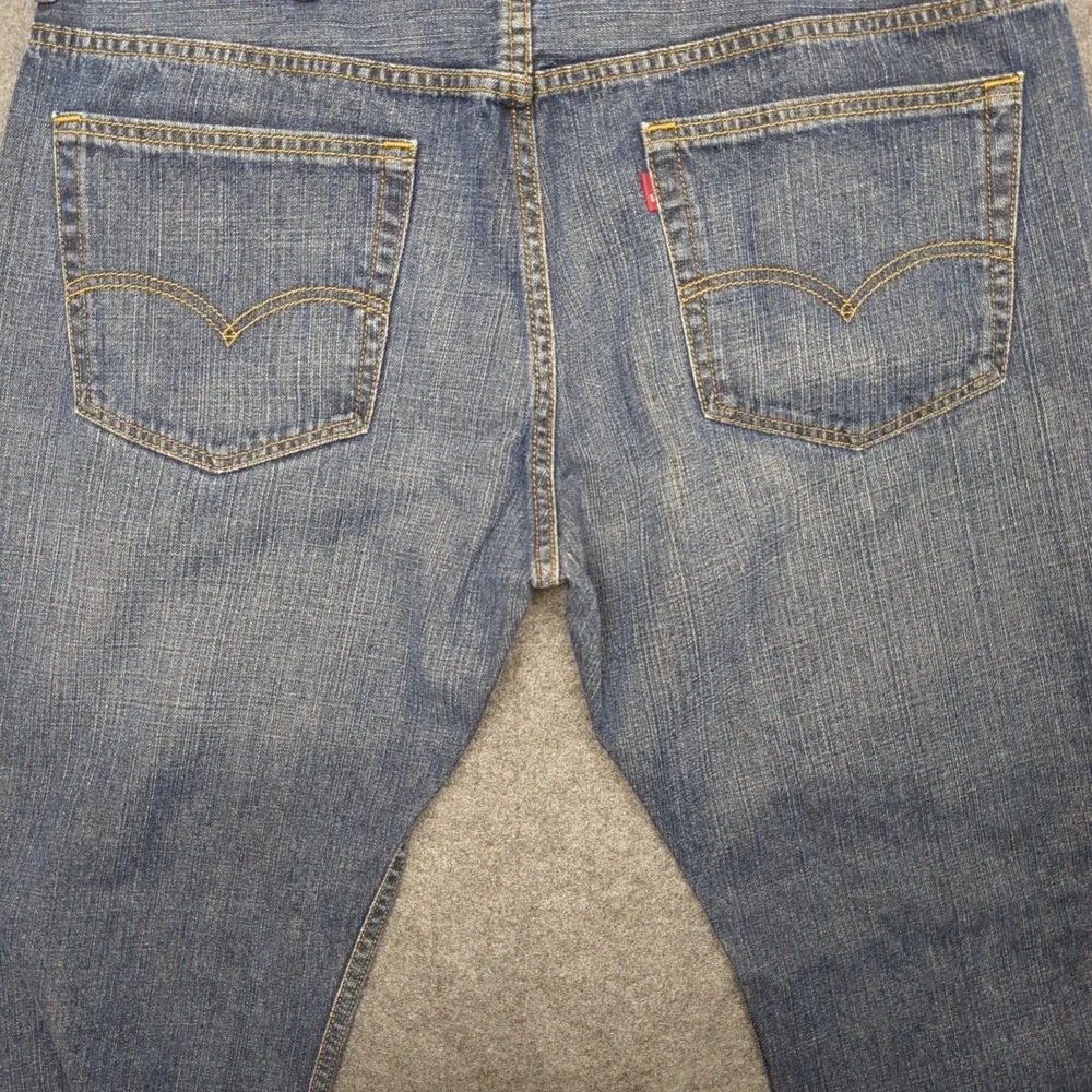 Levi's 569 Jeans Mens‎ W38 L30 Blue Denim Straight Leg Classic Fit